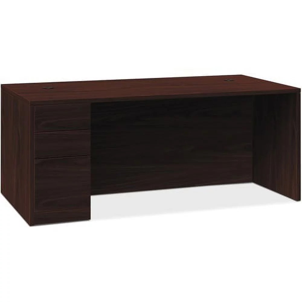 Wood Laminate Desk with File Drawer D946