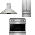 36 Gas Range, Range Hood and Refrigerator T30353