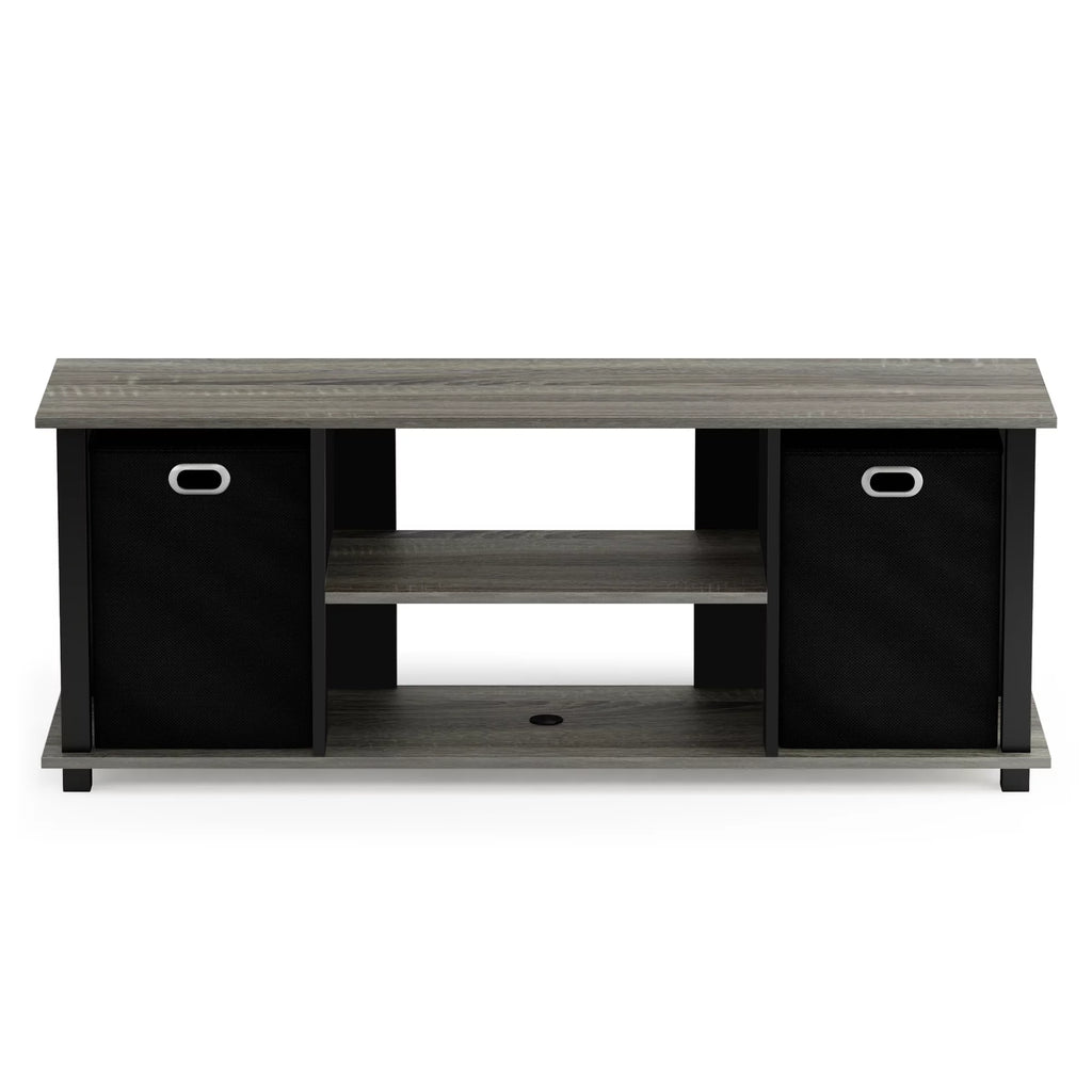 Entertainment Center with Storage Bins X92549