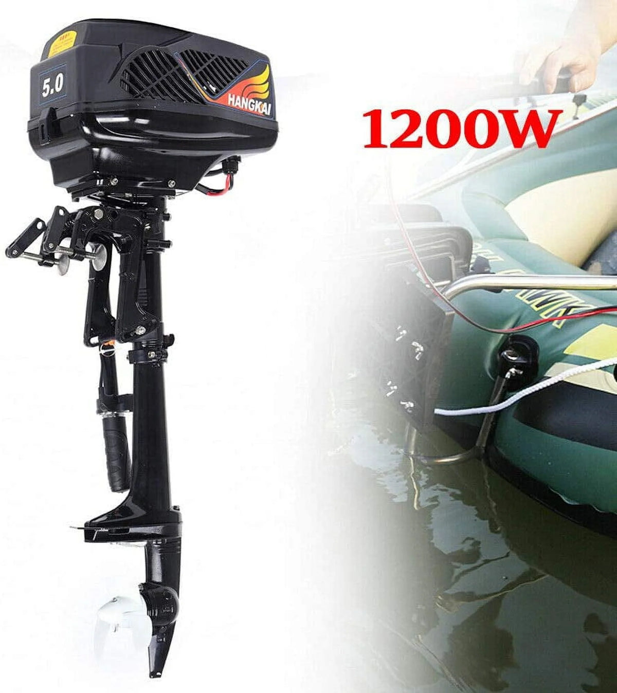 48V 5.0HP Short Shaft Electric Outboard Motor A817