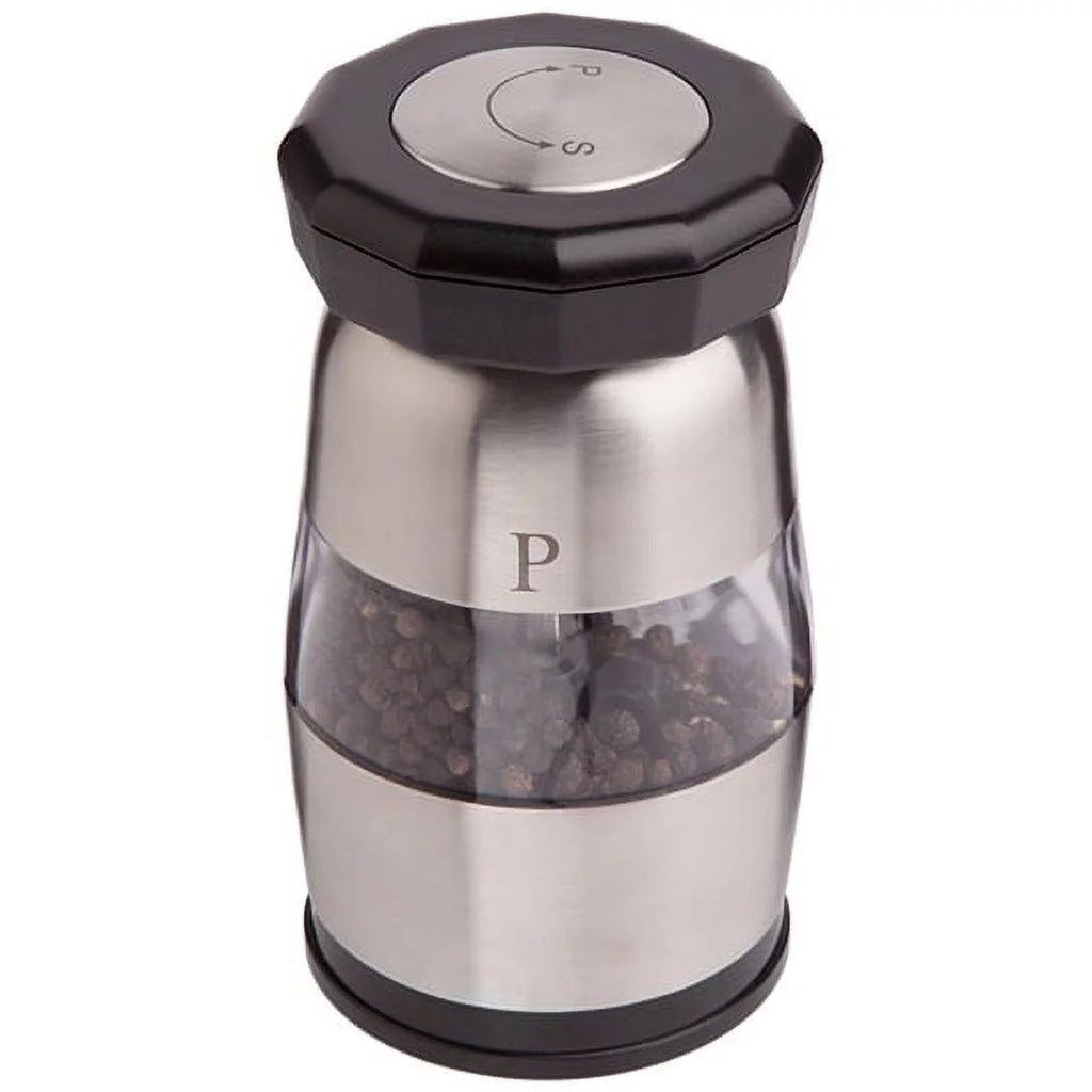 Salt and Pepper Mill and Grinder in Stainless Steel A24907
