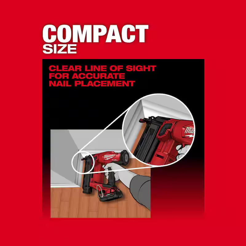 18-Volt 18-Gauge Cordless Brad Nailer Kit with Battery, Charger and Bag U7749