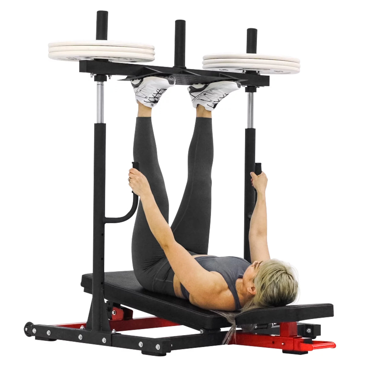 Vertical Leg Press Machine with Transport Wheels I155574