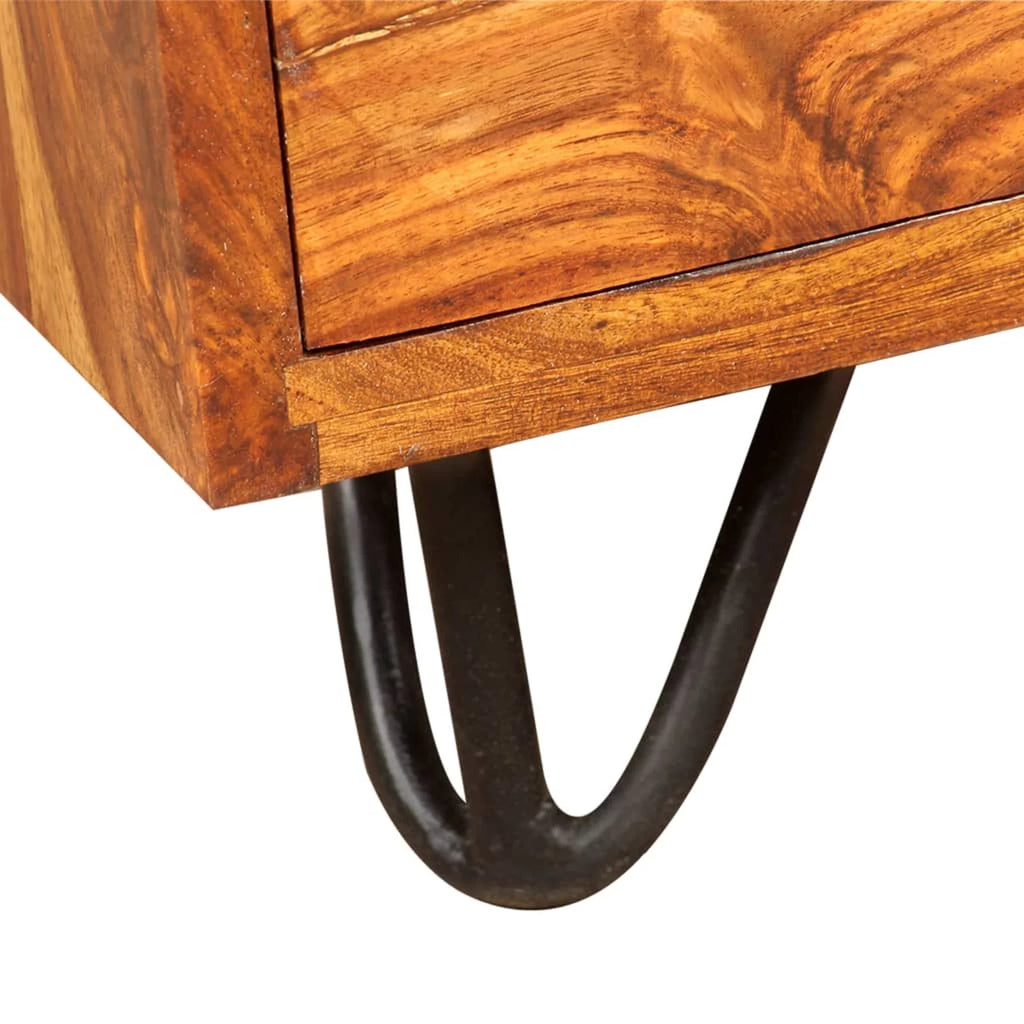 Writing Desk with 1 Drawer and 1 Cabinet Sheesham Wood K126600