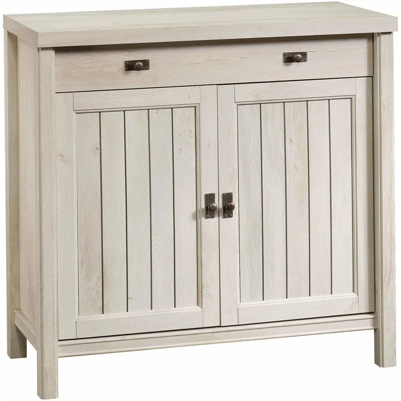 Executive Desk with Hutch and Accent Chest H428