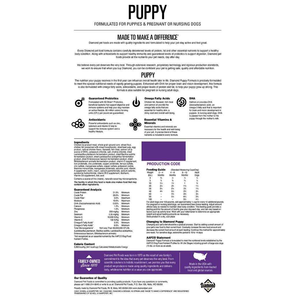 Puppy Food F394