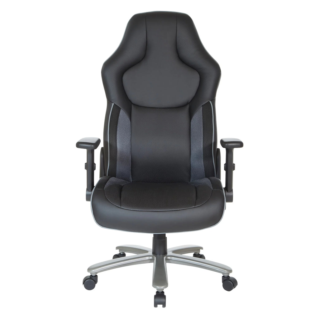 Gray Mesh Gaming Chair O62453