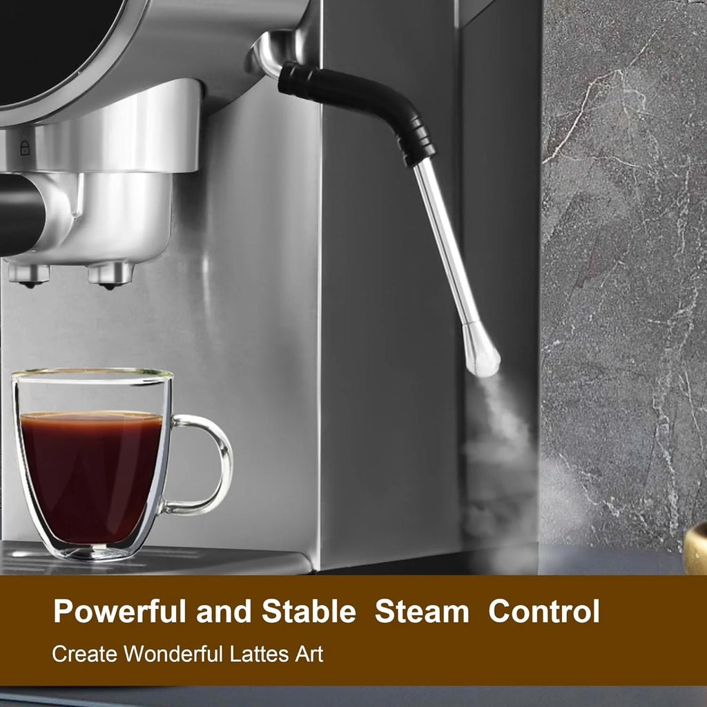 20 Bar Espresso Machine with Milk Frother Wand X37010