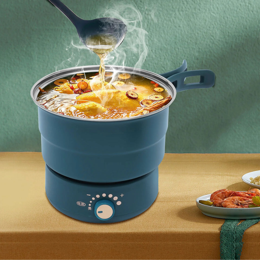 Electric Hot Cooker Pot Steamer Mini Frying Pan W3978