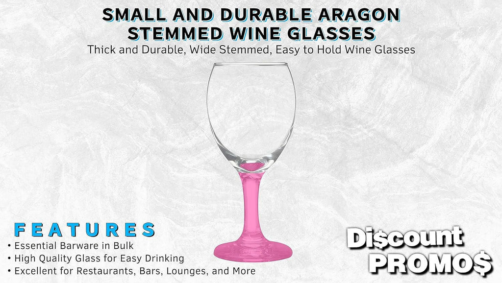10 Aragon Wine Glasses Set, 8.5 Oz N720432