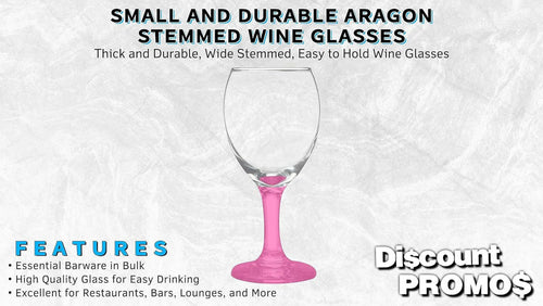 10 Aragon Wine Glasses Set, 8.5 Oz N720432