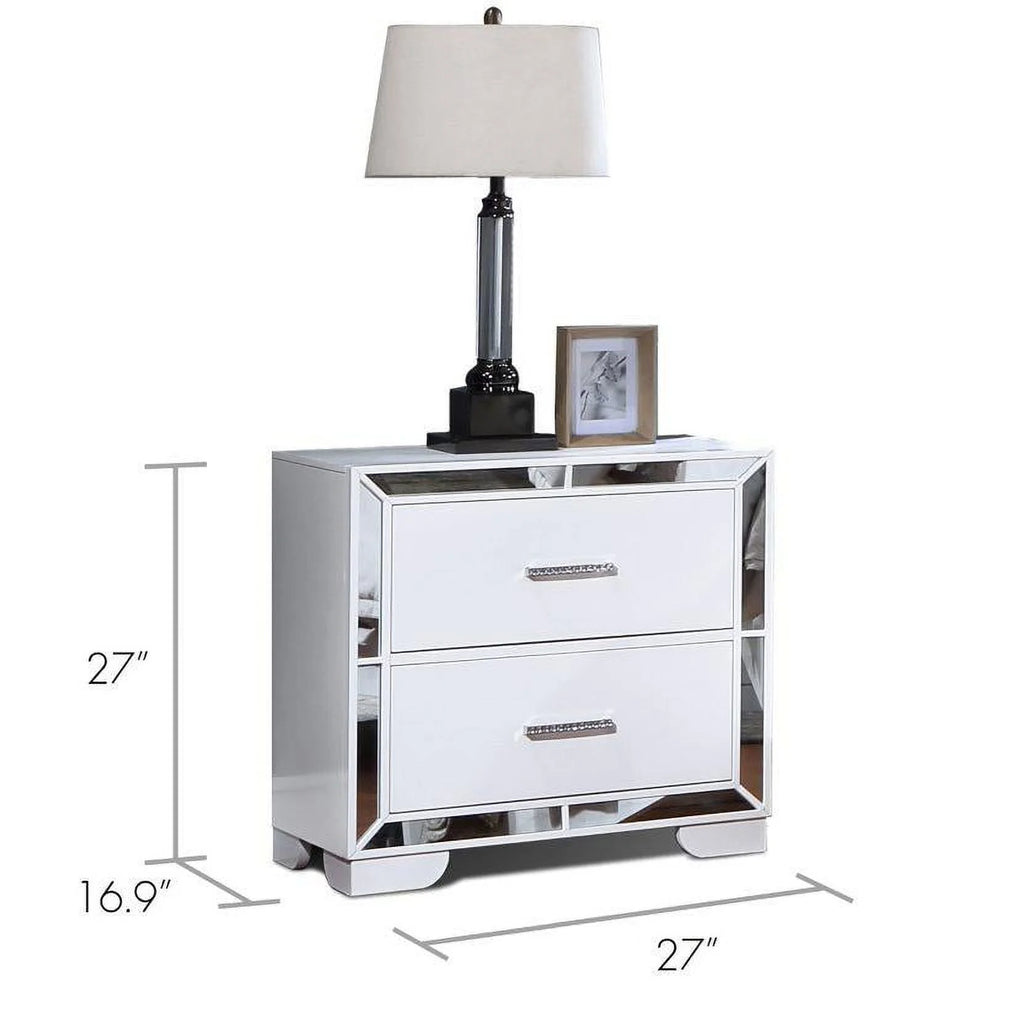 King Bedroom Set with LED Lights N874