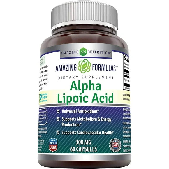 Alpha Lipoic Acid 300mg 60 Capsules T506