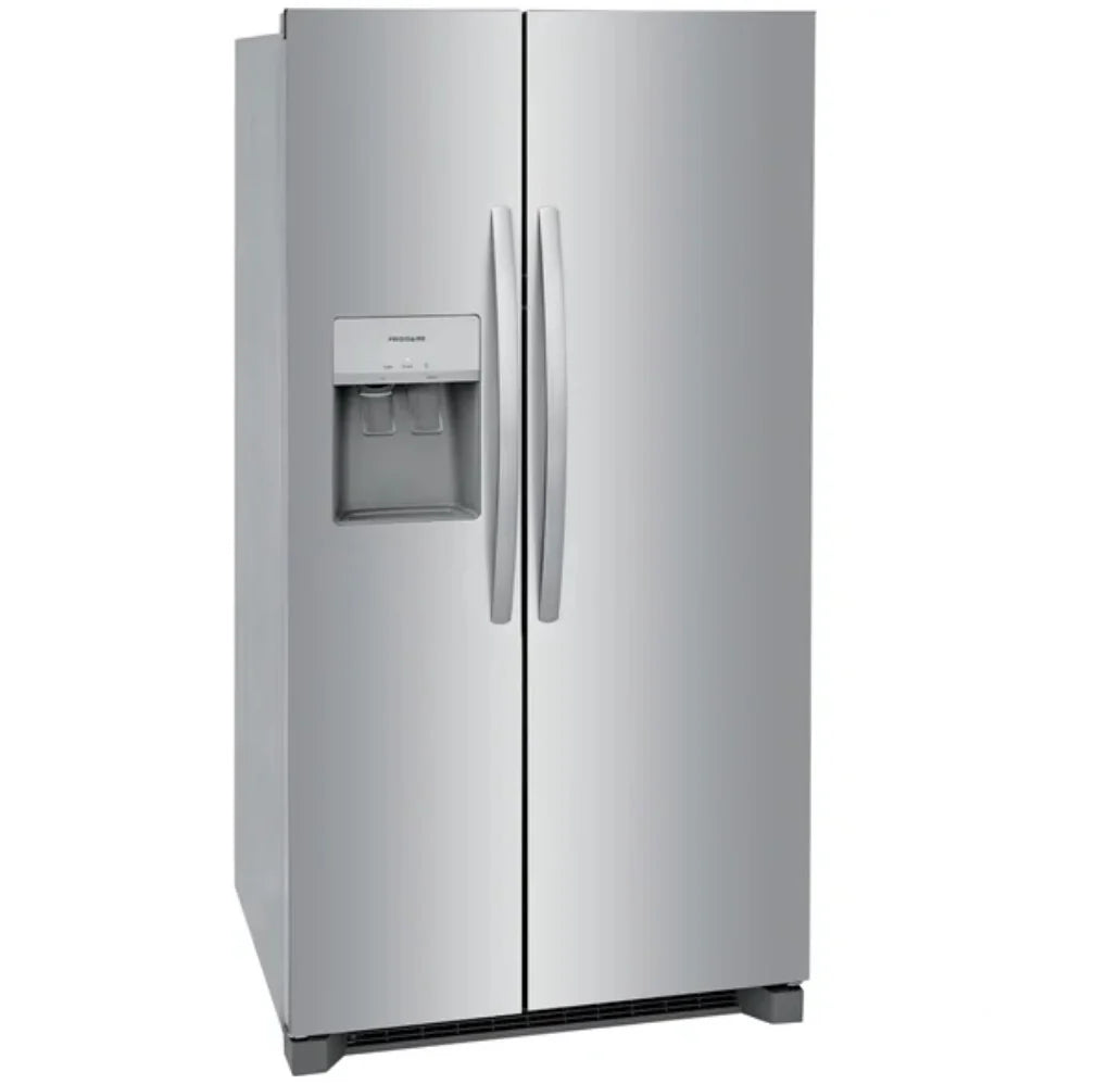 36 IN 25.6 CU FT Stainless Steel Side-by-Side Refrigerator with Water and Ice Dispenser Y73485