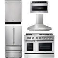 48 Propane Dual Fuel Range, Range Hood, Refrigerator, Dishwasher, Microwave A290468