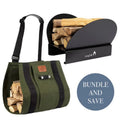 Firewood Carrier & Hearth Bin Firewood Rack O135606