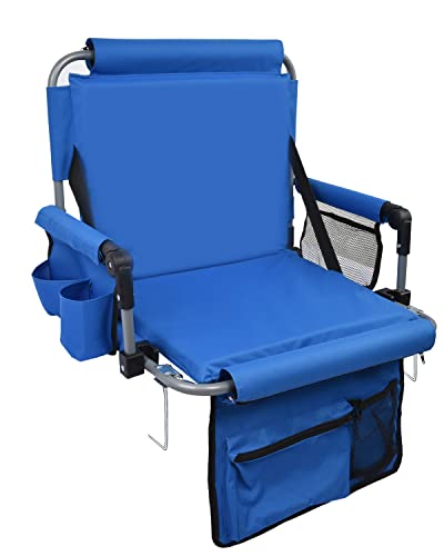 Stadium Seat with Back Support and Cup Holders K393172