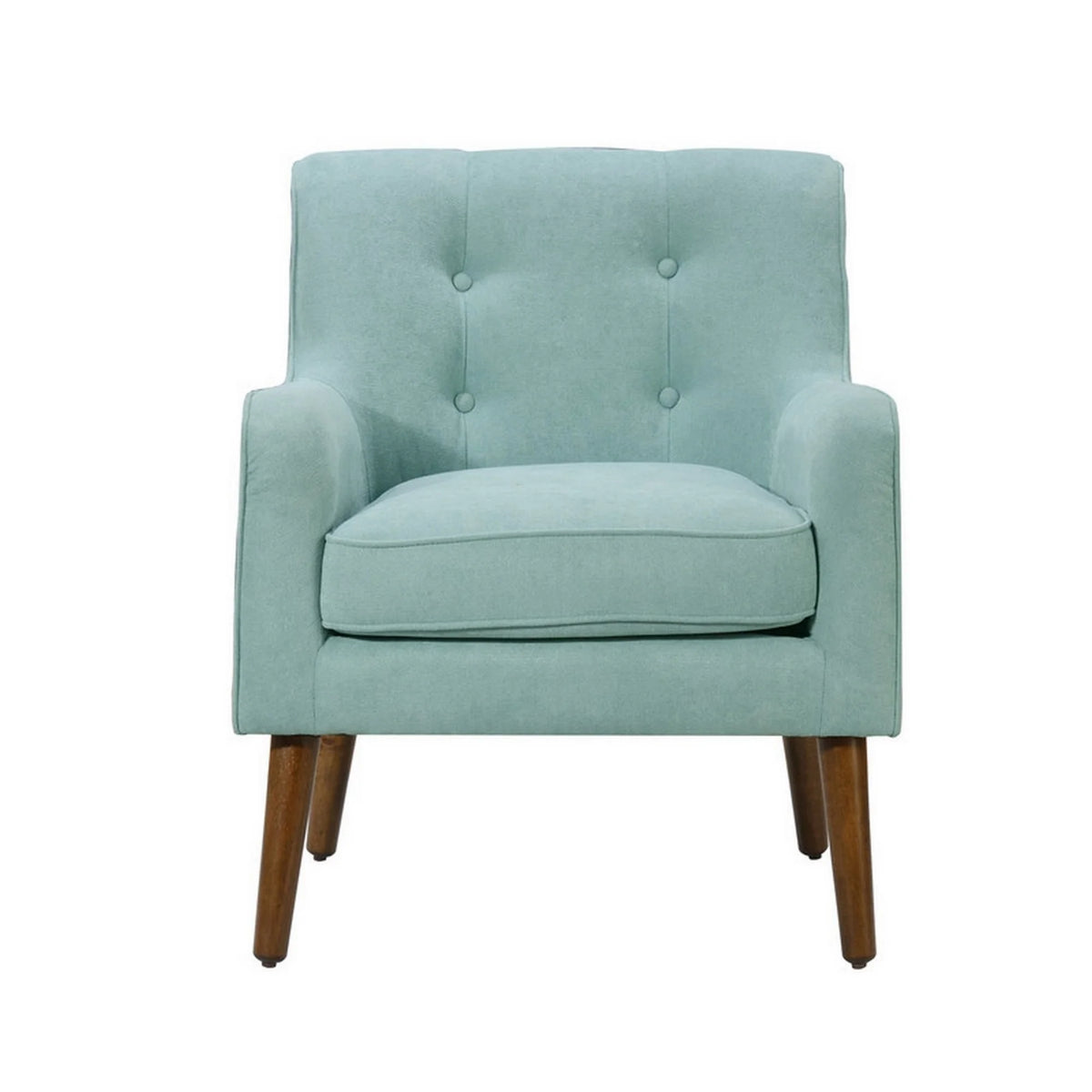 Teal Fabric Button Tufted Accent Chair H9769