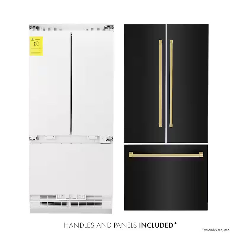 36 in. 3-Door French Door Refrigerator with Ice & Water Dispenser A331528