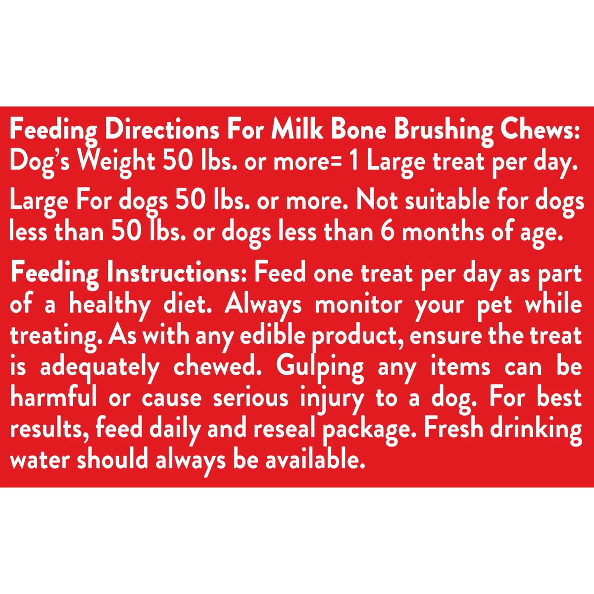 Daily Dental Dog Treats, Large, 24.2 oz, 18 Bones T57631