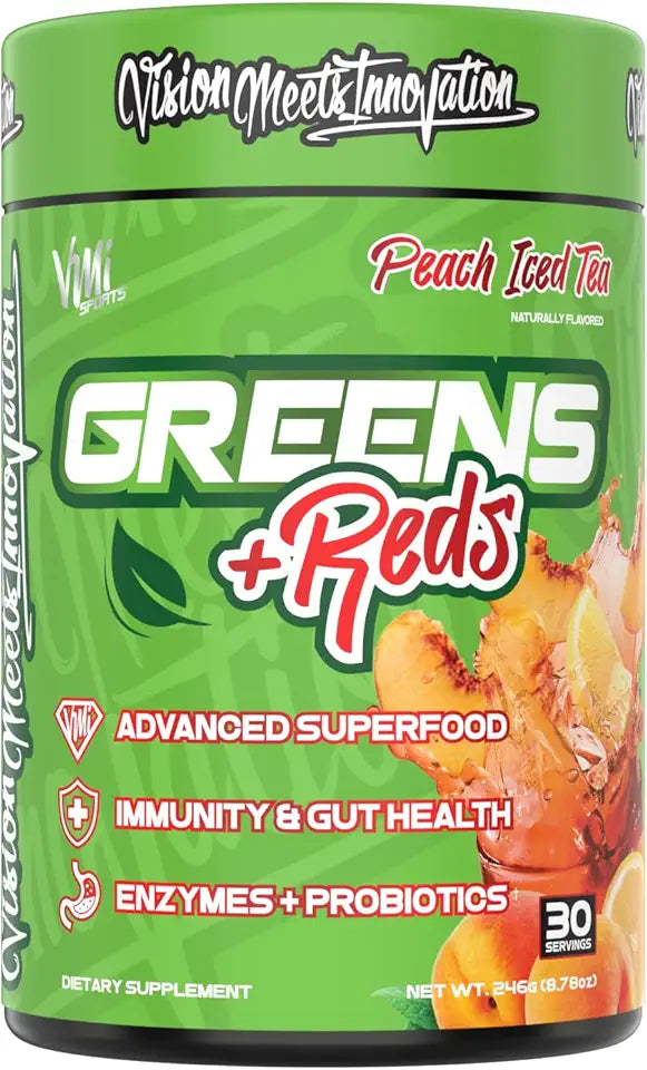 30 Servings Peach Iced Tea Superfood N7782
