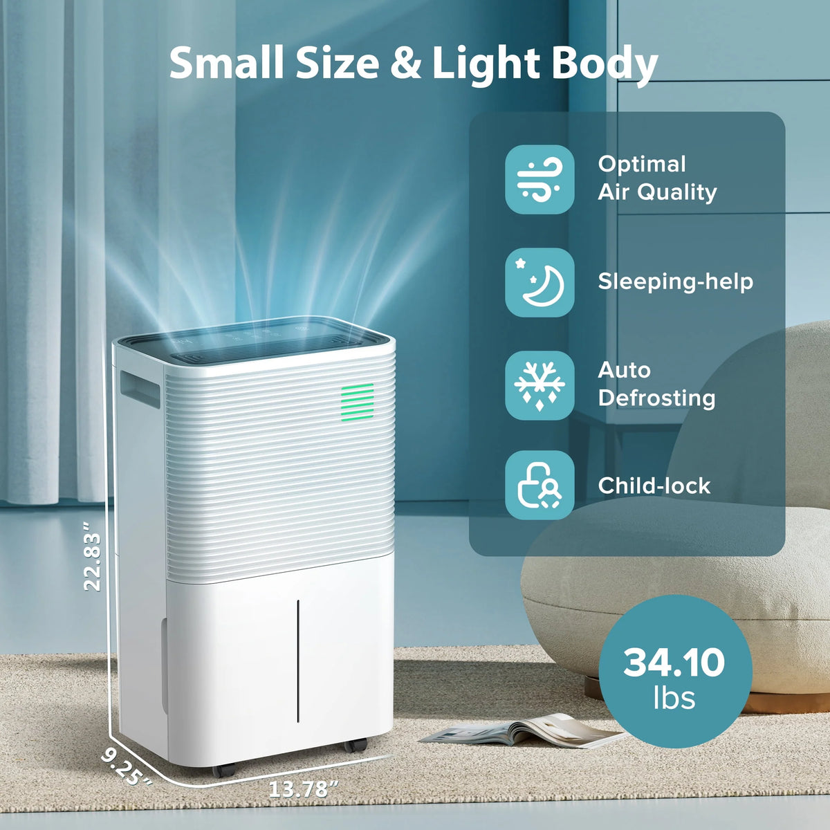 30 Pint Portable Dehumidifier R1696
