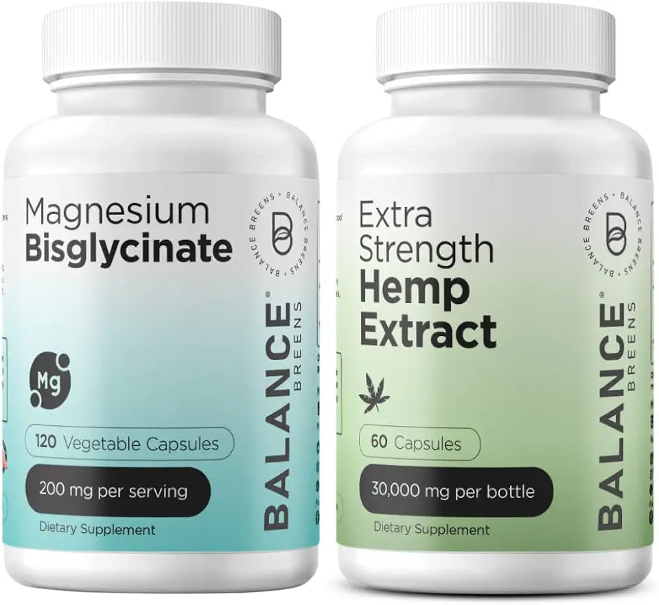 Magnesium 200mg Hemp Extract Capsules Y9593