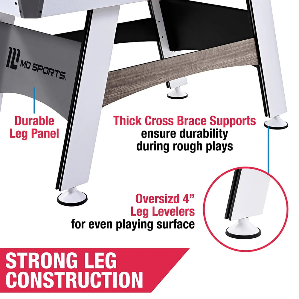 5 ft. Air Powered Hockey Table with Overhead Electronic Scorer K737460