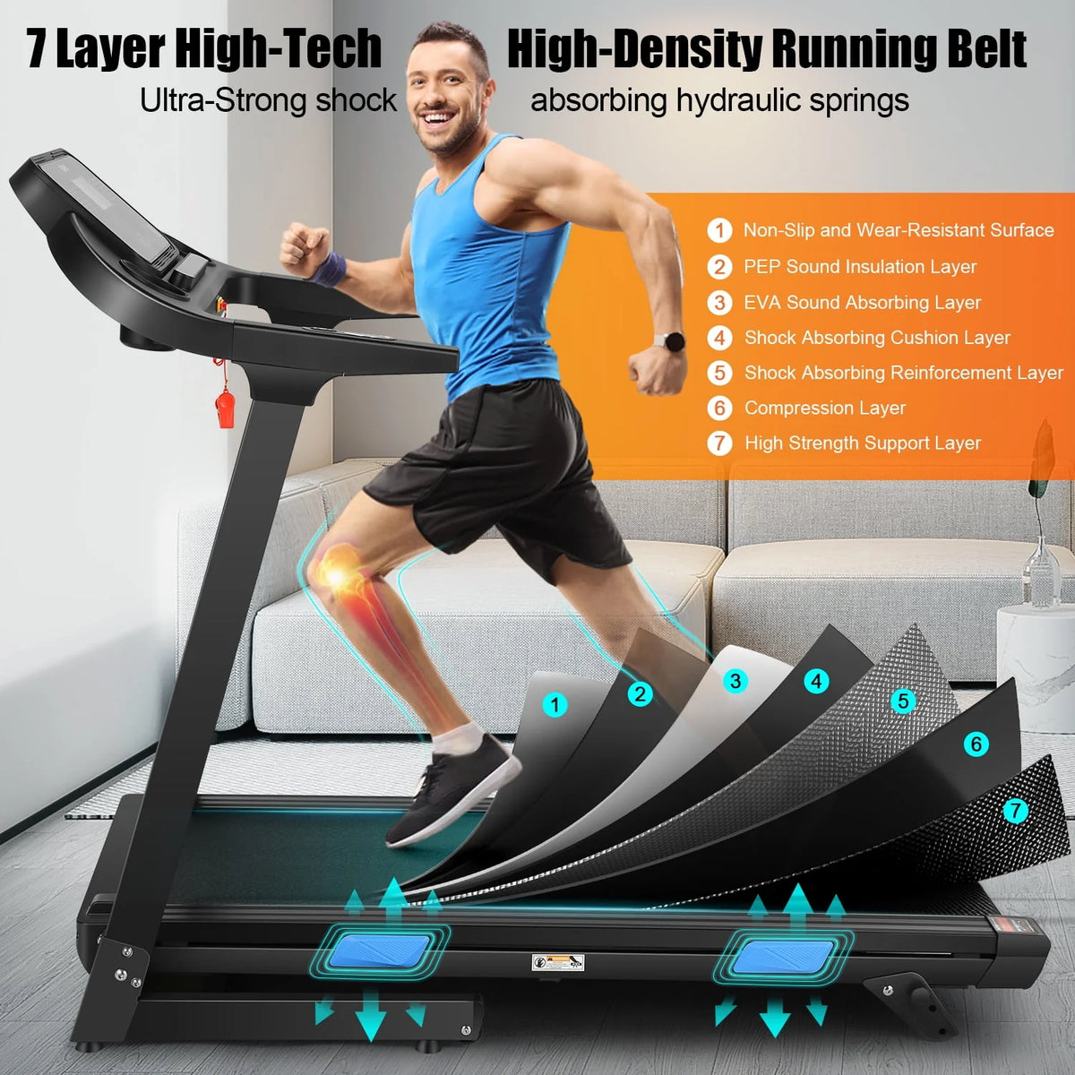 3.25 HP Incline Folding Treadmill R187663