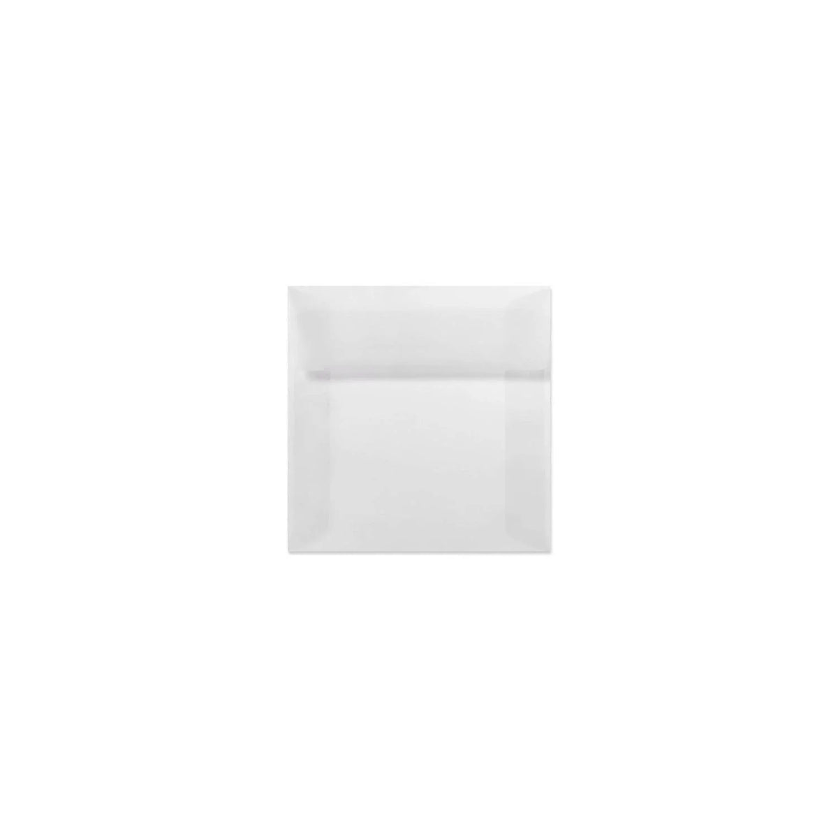 Clear Translucent Square Envelopes 50 Qty A16331