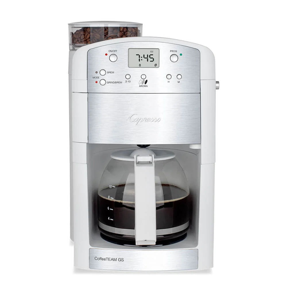 Black Coffee Maker with Conical Burr Grinder S362311