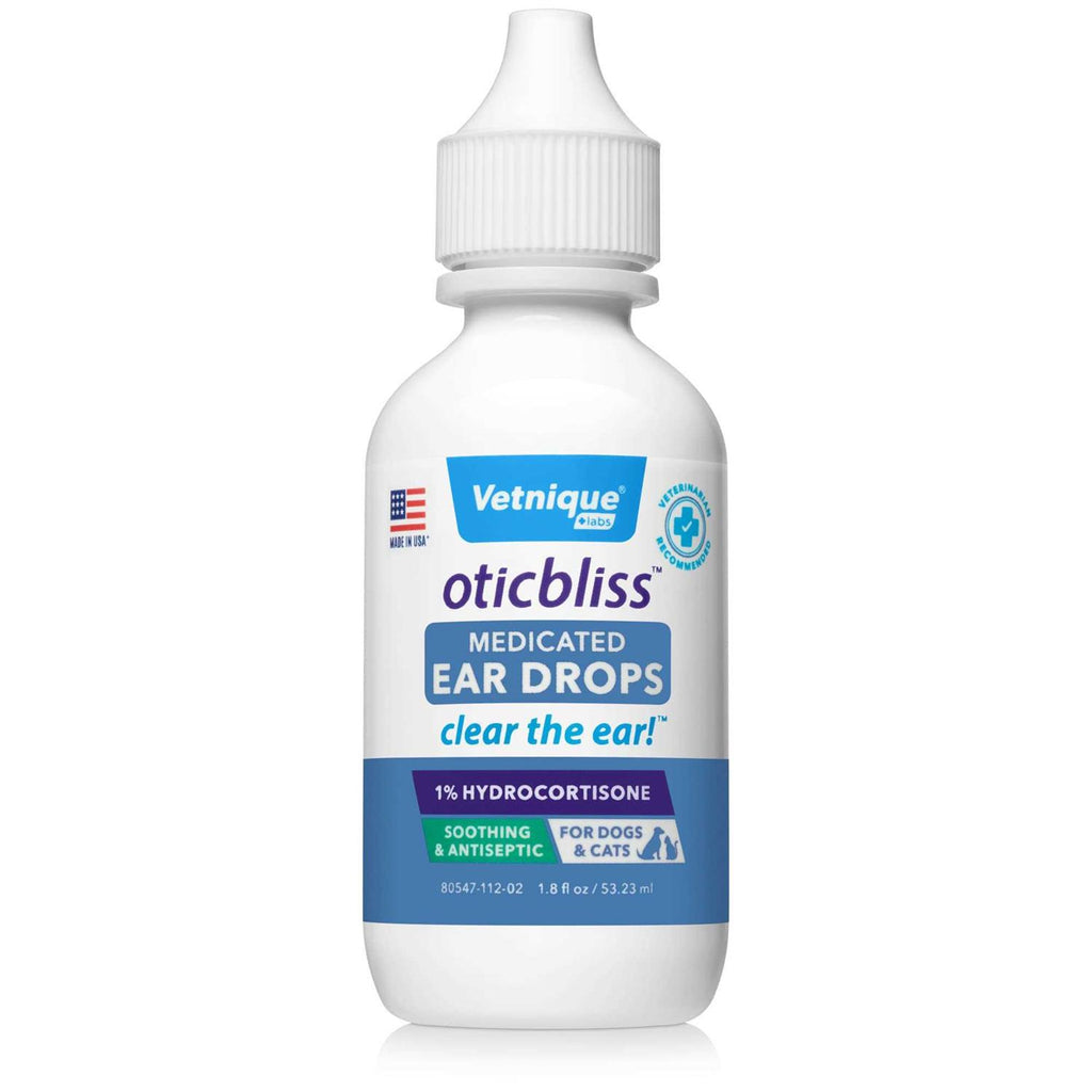 Medicated Ear Drops for Dogs & Cats with Hydrocortisone K699