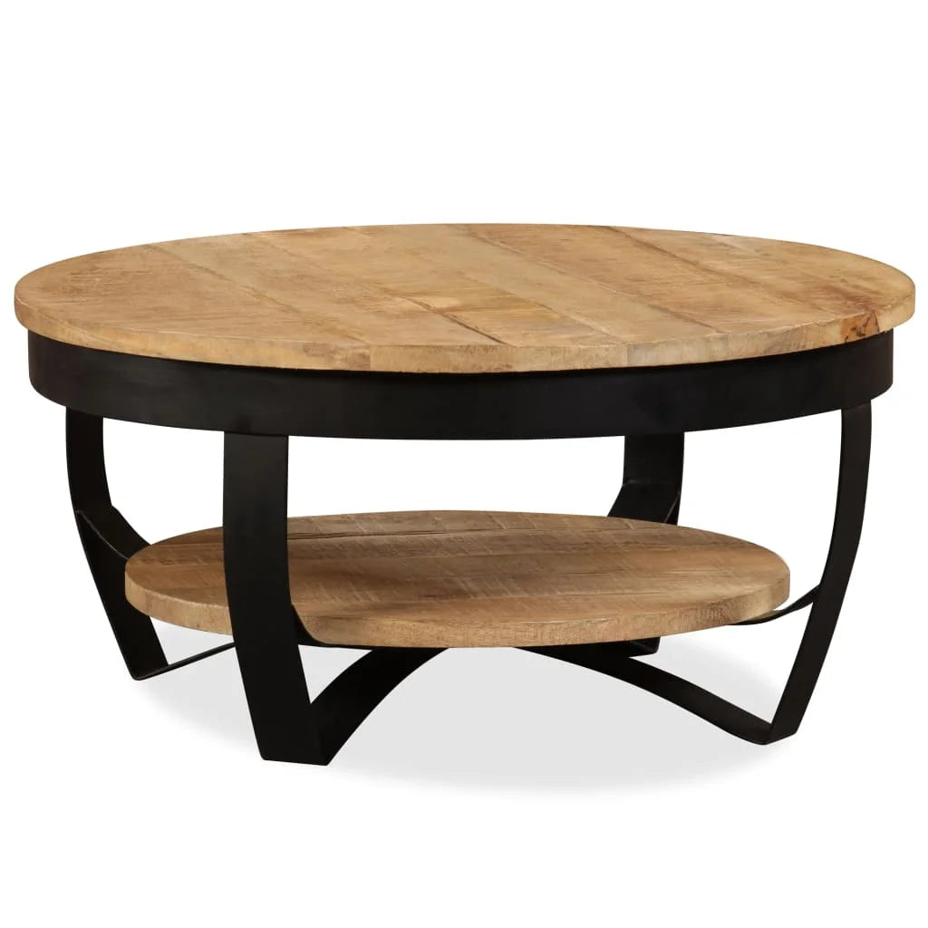 Solid Rough Mango Wood Coffee Table V353092