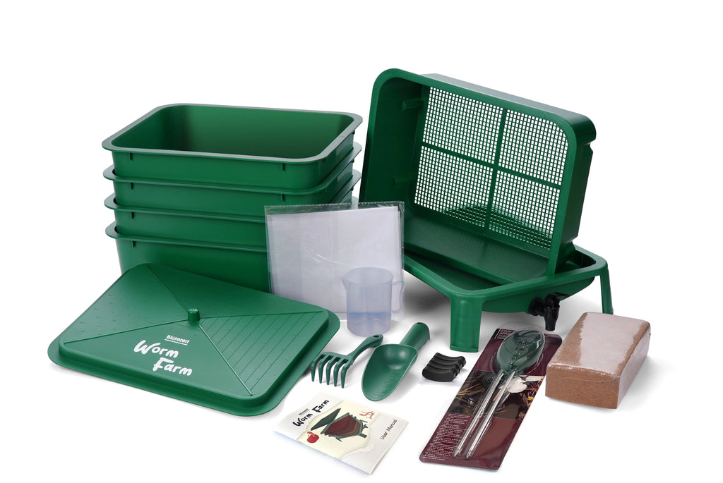 5-Tray Worm Composter with Complete Kits D67923