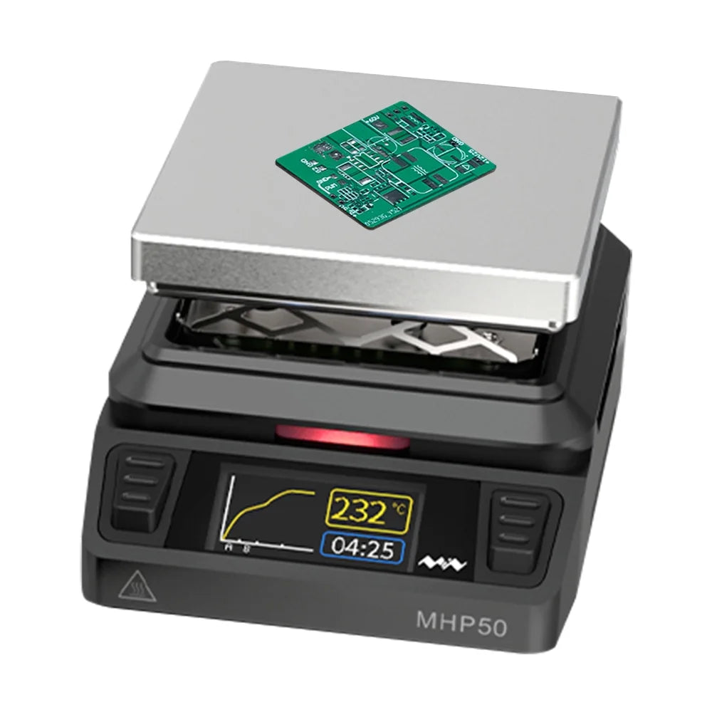 50*50mm Constant Temperature Heating Platform with LCD Display T4800