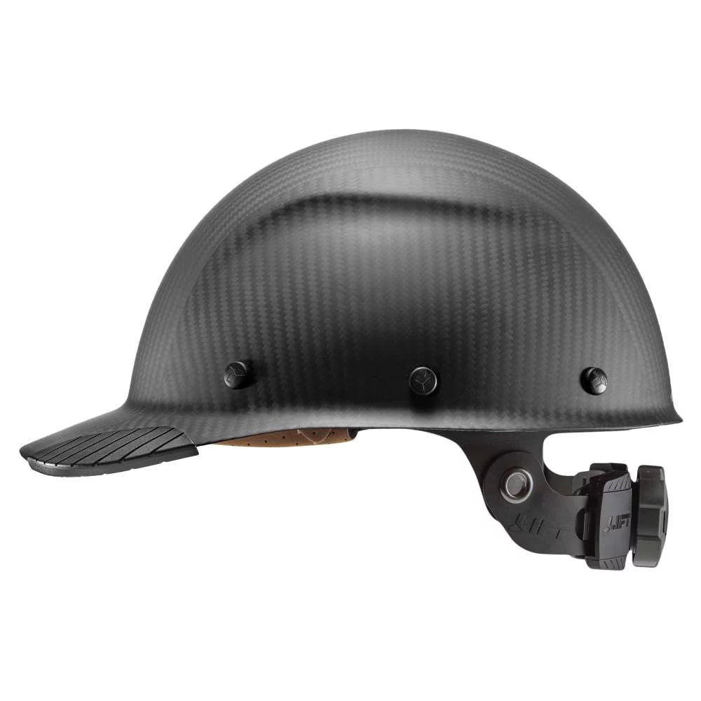 Matte Black Carbon Fiber Cap Style Hard Hat J989802